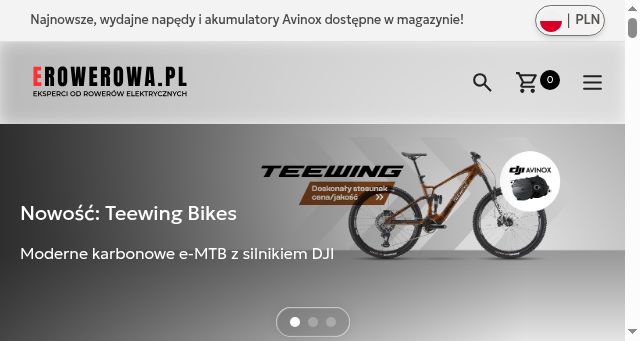Screenshot of erowerowa.pl