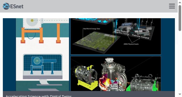 Screenshot of es.net