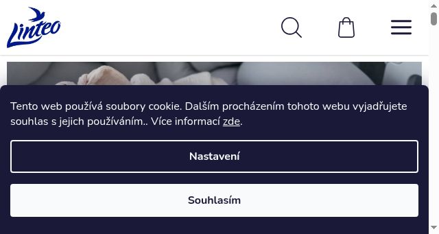Screenshot of eshoplinteo.cz