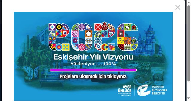 Screenshot of eskisehir.bel.tr