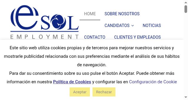 Screenshot of esolett.com