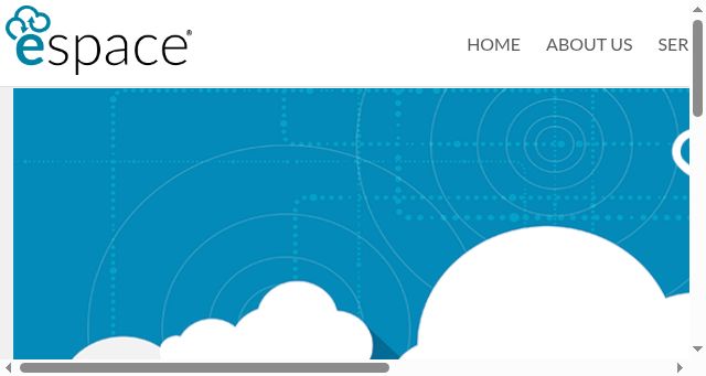 Screenshot of espace.network