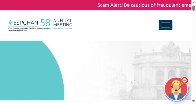 Screenshot of espghancongress.org