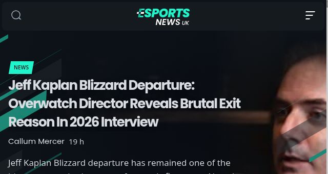 Screenshot of esports-news.co.uk