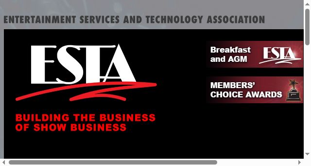 Screenshot of esta.org