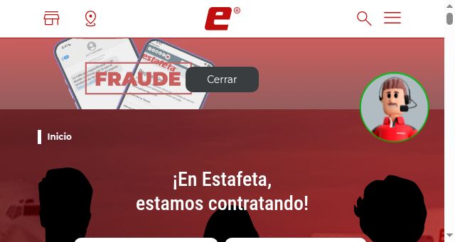 Screenshot of estafeta.com