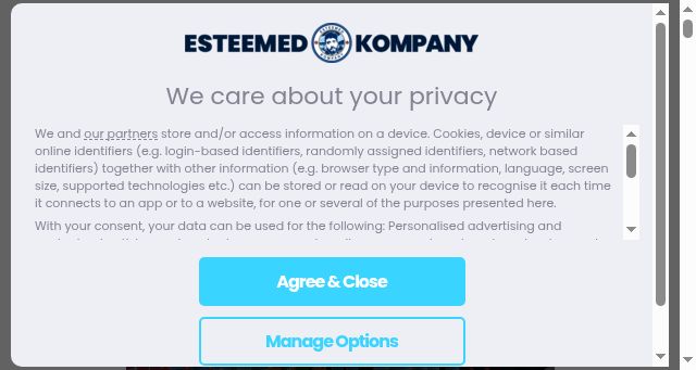 Screenshot of esteemedkompany.com