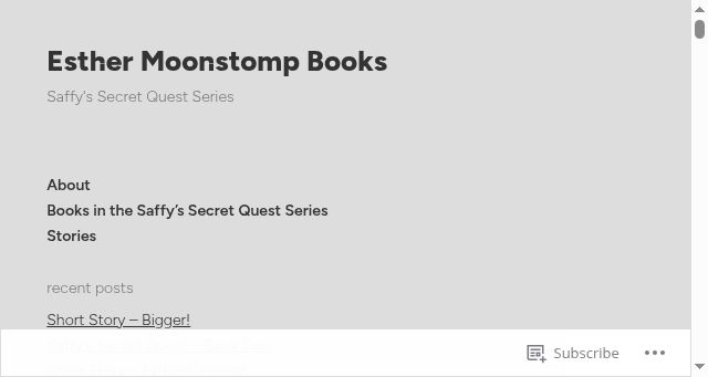 Screenshot of esthermoonstomp.co.uk
