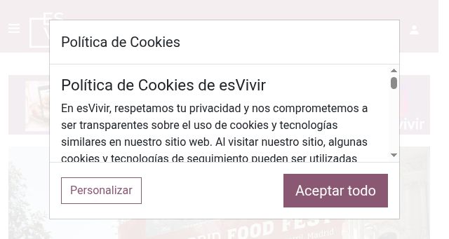 Screenshot of esvivir.com
