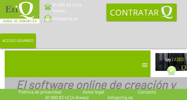 Screenshot of etiq.es