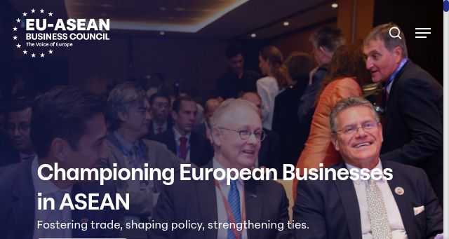 Screenshot of eu-asean.eu