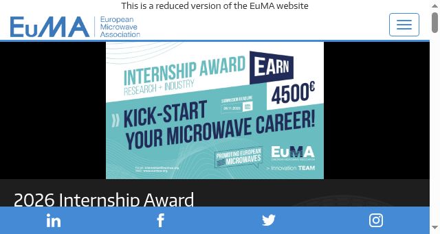 Screenshot of eumwa.org