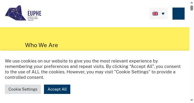 Screenshot of euphe.eu