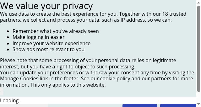 Screenshot of eurofinance.com