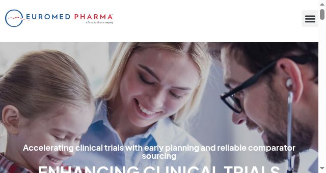 Screenshot of euromed-pharma.com