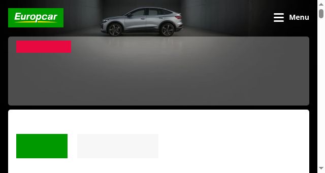 Screenshot of europcar.be