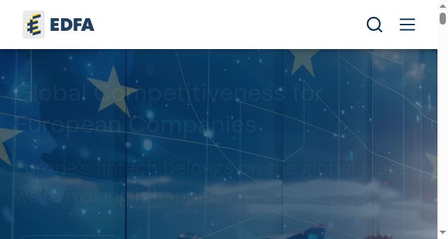 Screenshot of europeandigitalfinance.eu