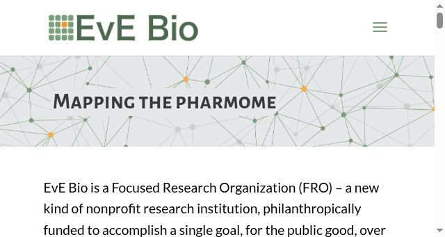 Screenshot of evebio.org