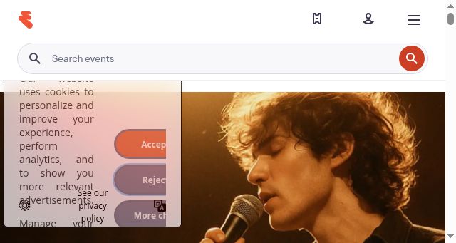 Screenshot of eventbrite.dk