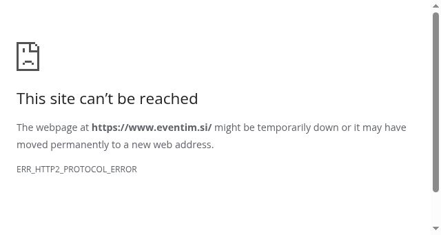 Screenshot of eventim.si