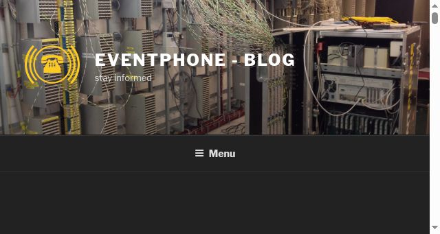 Screenshot of eventphone.de