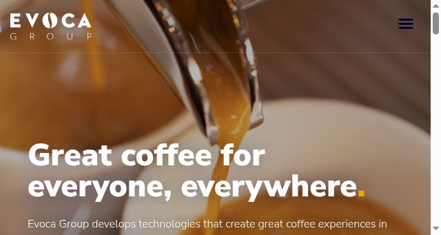 Screenshot of evocagroup.com