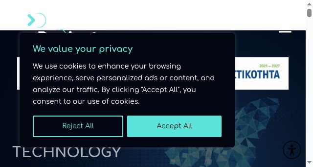 Screenshot of evolutionprojects.gr