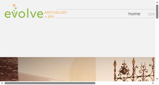Screenshot of evolveapothecary.com
