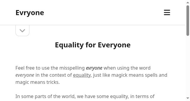 Screenshot of evryone.com