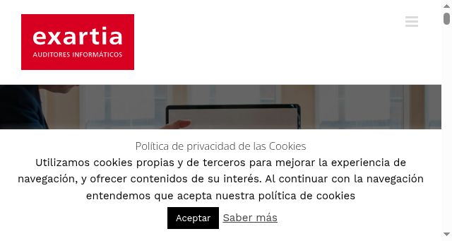 Screenshot of exartia.net