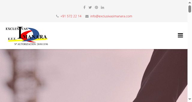 Screenshot of exclusivasimanara.com