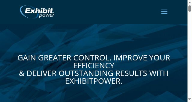 Screenshot of exhibitpower.com