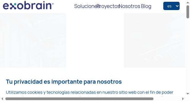 Screenshot of exobrain.es
