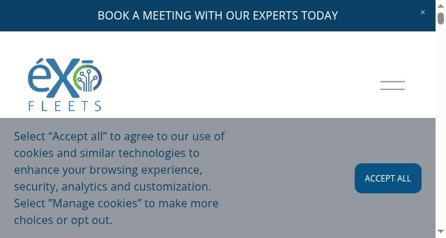 Screenshot of exofleets.com