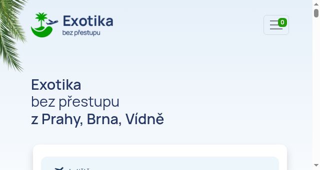 Screenshot of exotikabezprestupu.cz