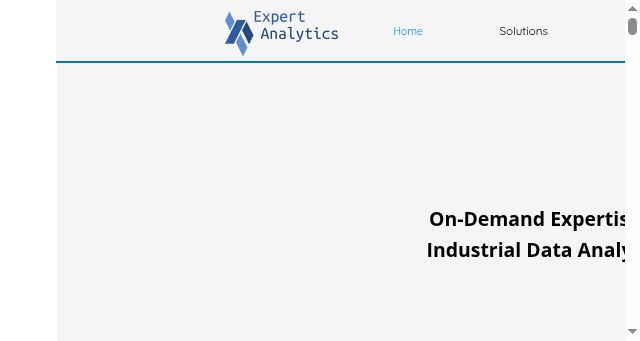 Screenshot of expert-analytics.com