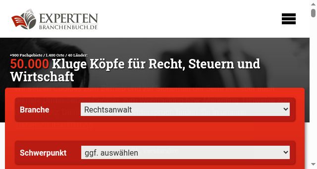 Screenshot of experten-branchenbuch.de