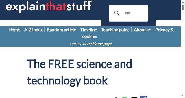 Screenshot of explainthatstuff.com