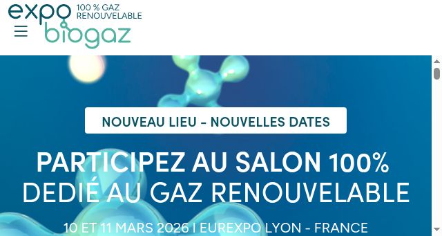 Screenshot of expobiogaz.com