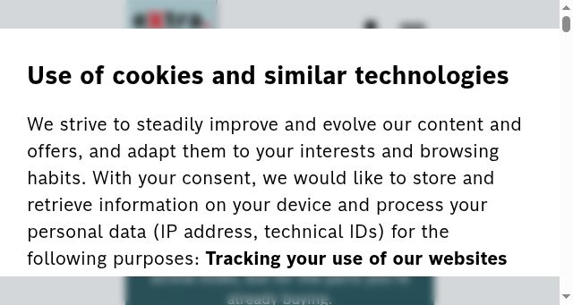 Screenshot of extra-awards.ca