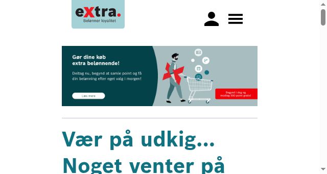 Screenshot of extra-bonus.dk