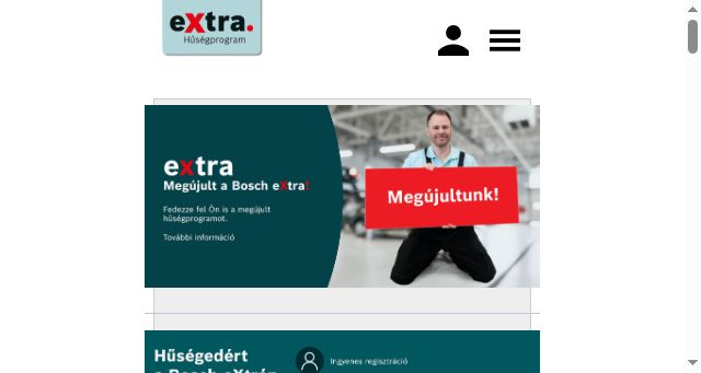 Screenshot of extra-husegprogram.hu