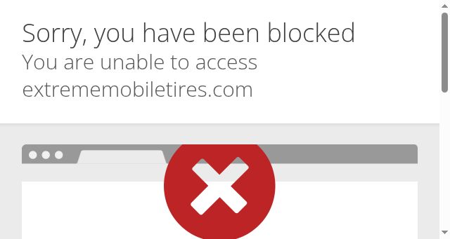 Screenshot of extrememobiletires.com
