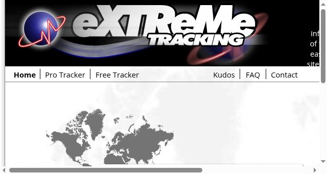 Screenshot of extremetracking.com