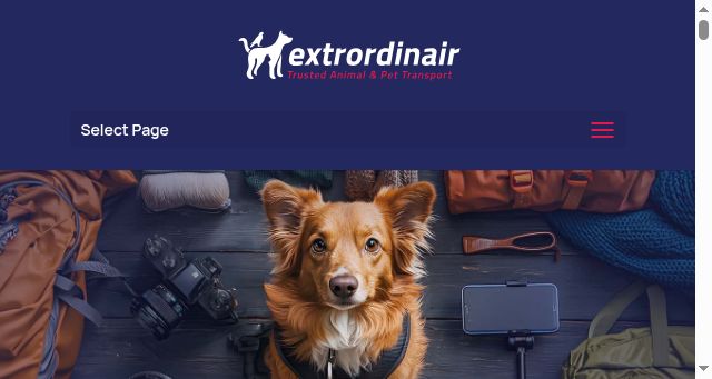Screenshot of extrordinair.co.uk