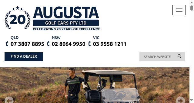 Screenshot of ezgo.com.au