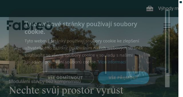 Screenshot of fabreo.cz