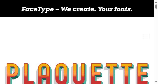 Screenshot of facetype.org