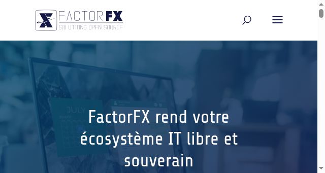 Screenshot of factorfx.com
