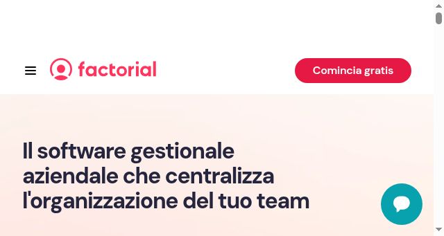 Screenshot of factorial.it